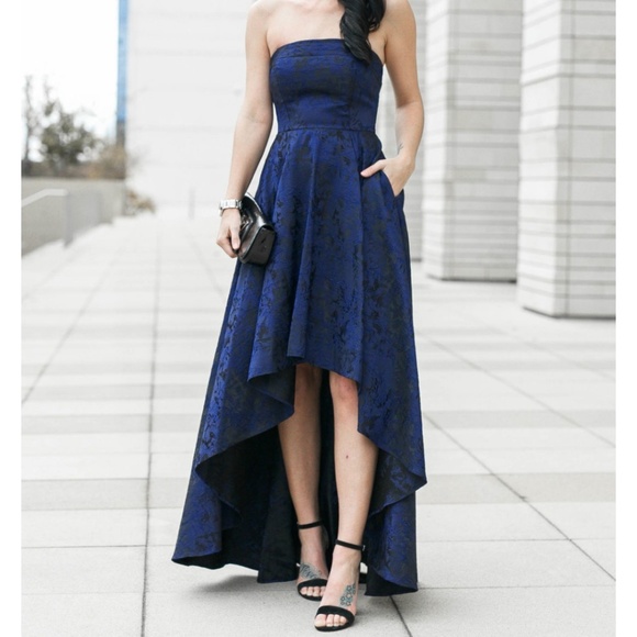 NWT Laundry by Shelli Segal High Low Dress/Gown - Picture 2 of 6